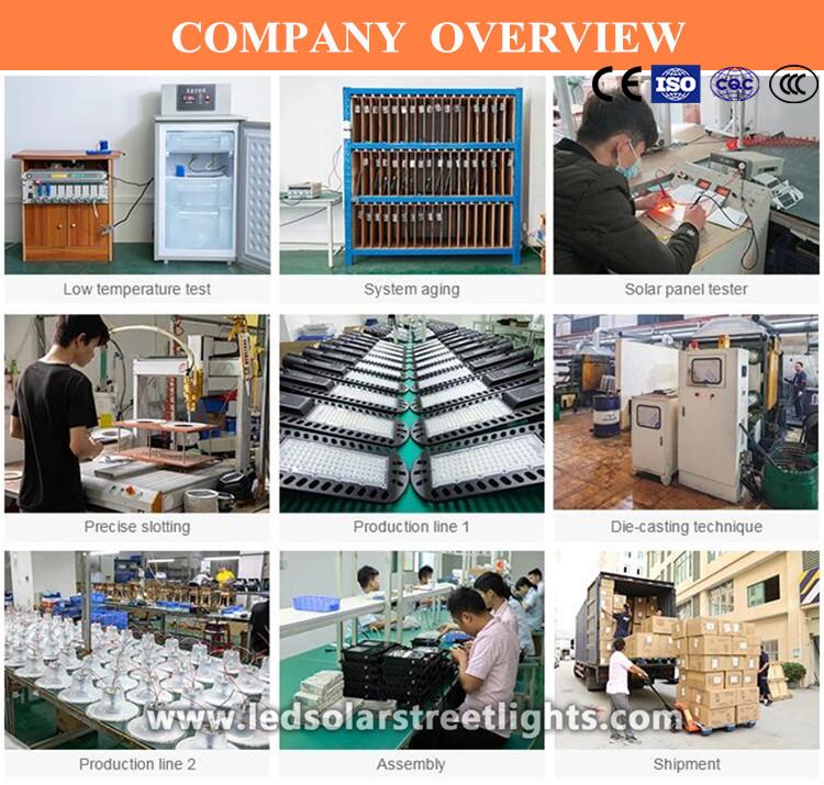 Production Process of Solar Panel LED Lighting System
