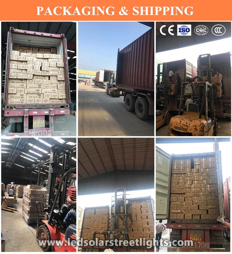 Packaging and Shipping of Solar Panel LED Lighting System