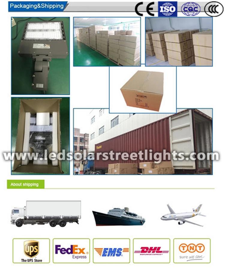 Deliver,Shipping and Serving of led roadway luminaire